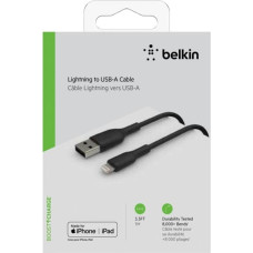 Belkin Lightning Cable 1m, PVC, black, mfi cert.