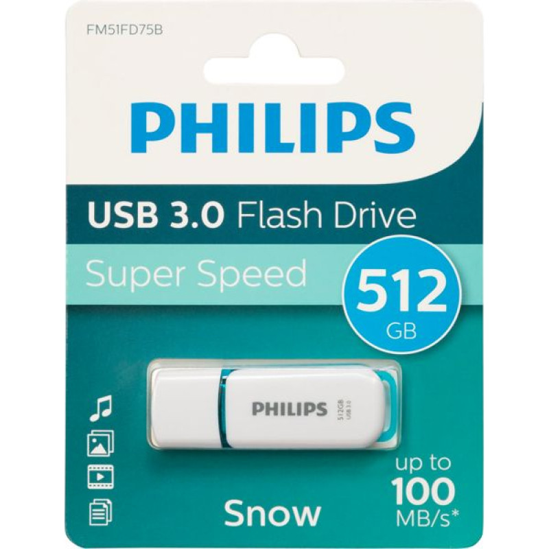 Philips USB 3.0            512GB Snow Edition Spring Green