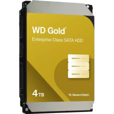 Western Digital HDD|WESTERN DIGITAL|Gold|4TB|SATA 3.0|256 MB|7200 rpm|3,5