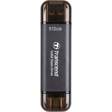 Transcend External SSD|TRANSCEND|ESD310C|512GB|USB-C|USB|3D NAND|TS512GESD310C