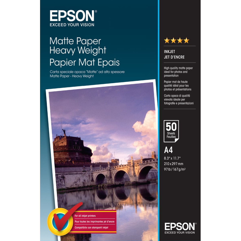 Epson Heavy Weight, DIN A4, 167g/m²