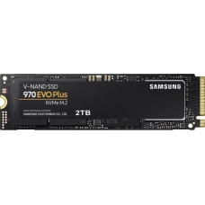 Samsung SSD|SAMSUNG|970 Evo Plus|2TB|M.2|PCIE|NVMe|MLC|Write speed 3300 MBytes/sec|Read speed 3500 MBytes/sec|MTBF 1500000 hours|MZ-V7S2T0BW