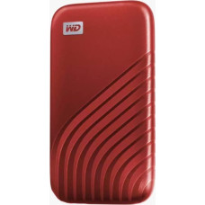 Western Digital External SSD|WESTERN DIGITAL|My Passport|500GB|USB-C|Write speed 1000 MBytes/sec|Read speed 1050 MBytes/sec|Proprietary|WDBAGF5000ARD-WESN