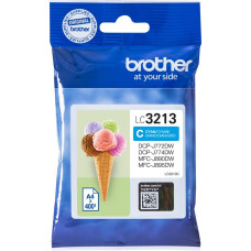 Brother LC-3213C tintes kārtridžs Oriģināls Augsta (XL) produktivitāte Tirkīzzils