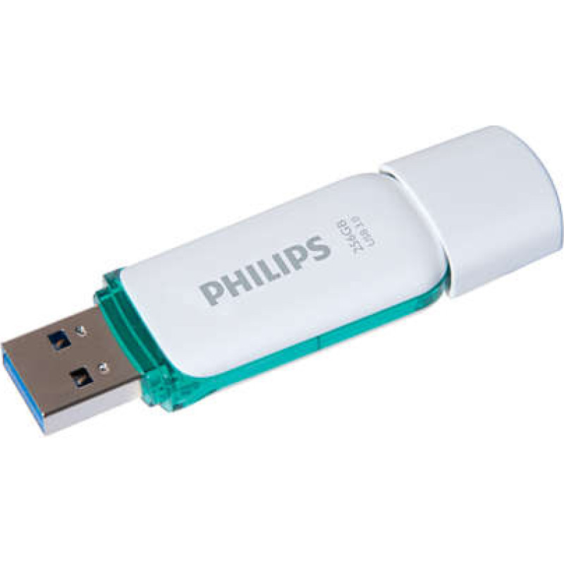 Philips FM25FD75B USB zibatmiņa 256 GB USB Type-A 3.2 Gen 1 (3.1 Gen 1) Tirkīzs, Balts