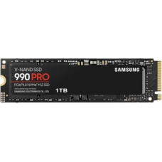 Samsung SSD|SAMSUNG|990 PRO|1TB|M.2|PCIE|NVMe|MLC|Write speed 6900 MBytes/sec|Read speed 7450 MBytes/sec|2.3mm|TBW 600 TB|MTBF 1500000 hours|MZ-V9P1T0BW