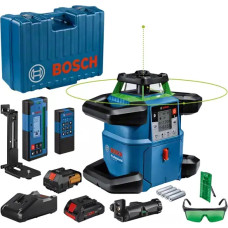 Bosch LASER OBROTOWY GRL 650 CHVG ZIELONY +ODBIORNIK LR 65 G +PILOT  RC 6 +UCHWYT WM 6 1xPC4,0Ah WALIZKA