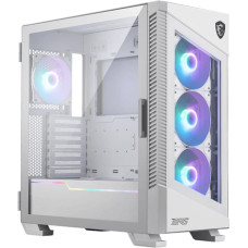 MSI Case|MSI|MPG VELOX 100R WHITE|MidiTower|Case product features Transparent panel|Not included|Colour White|MPGVELOX100RWHITE