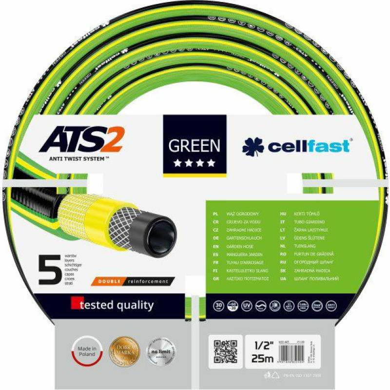 Cellfast GREEN GARDEN HOSE ATS2 SIZE: 1/2