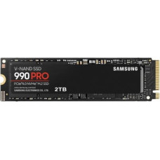 Samsung SSD|SAMSUNG|990 PRO|2TB|M.2|PCIE|NVMe|MLC|Write speed 6900 MBytes/sec|Read speed 7450 MBytes/sec|2.3mm|TBW 1200 TB|MTBF 1500000 hours|MZ-V9P2T0BW