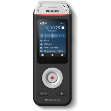 Philips Voice Tracer DVT2110/00 Diktafons Zibkartīte Melns, Hroms