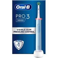 Oral-B Pro 3 3000 Cross Pieaugušo Rotējoša-vibrējoša zobu suka Zils