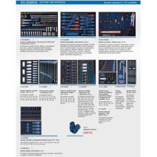 King Tony WORKSHOP CART 7 DRAWERS 368 BLUE 87G39-7BA-K