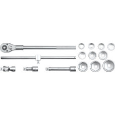 Yato Socket wrenches 15 elements. 3/4