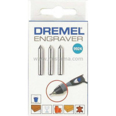 Dremel BIT WĘGLOWY DO GRAWEROWANIA 3szt.