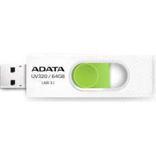 Adata MEMORY DRIVE FLASH USB3.1 64GB/WHITE AUV320-64G-RWHGN ADATA