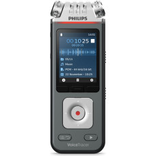 Philips Voice Tracer DVT7110/00 Diktafons Zibkartīte Antracīts, Hroms