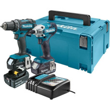 Makita ZESTAW COMBO 18V DLX2339JX1 (DDF482+DTD156) 3x5,0Ah MAKPAC