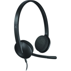 Logitech H340 Computer Headset Black