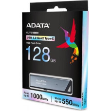 Adata MEMORY DRIVE FLASH USB-C 128GB/SILV AELI-UE800-128G-CSG ADATA