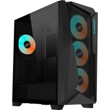 Gigabyte Case|GIGABYTE|C301 GLASS|MidiTower|Not included|ATX|EATX|MicroATX|MiniITX|Colour Black|GB-C301G
