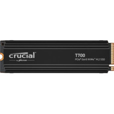 Crucial SSD|CRUCIAL|T700|1TB|M.2|PCIe Gen5|NVMe|TLC|Write speed 9500 MBytes/sec|Read speed 11700 MBytes/sec|TBW 600 TB|CT1000T700SSD5