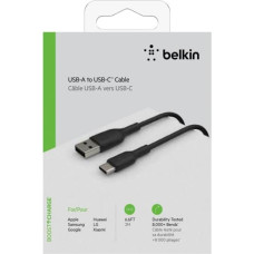 Belkin USB-C/USB-A Cable 2m PVC, black CAB001bt2MBK