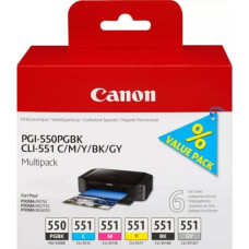 Canon PGI-550/CLI-551 Multipack PGBK/C/M/Y/BK/GY