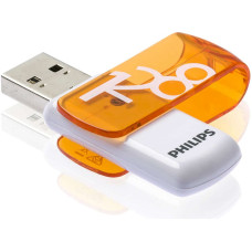 Philips FM12FD05B USB zibatmiņa 128 GB USB Type-A 2.0 Oranžs, Balts