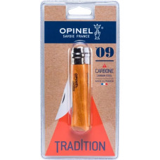 Opinel pocket knife No. 09 carbon blade with wood handle