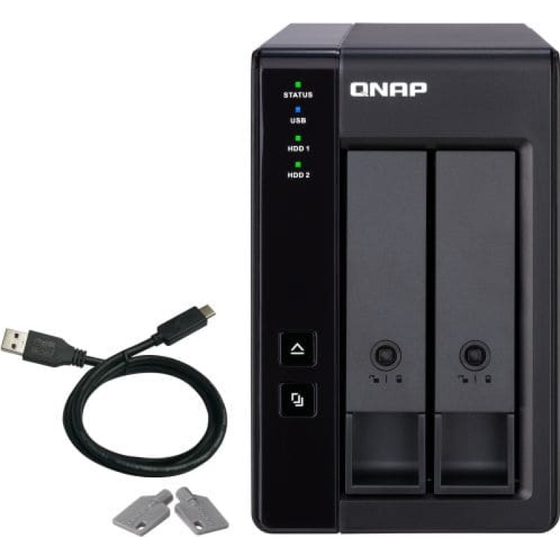 Qnap DAS ENCLOSURE 2BAY USB-C/TR-002 QNAP