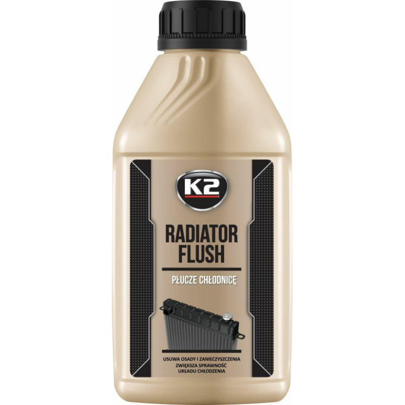 K2 PŁUKACZ CHŁODNICY W PŁYNIE USUWA RDZĘ RADIATOR FLUSH 400ML