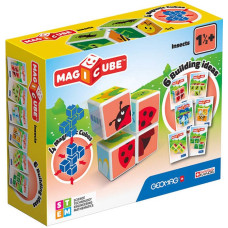 Geomag Magicube Printed Insects magnetic blocks + cards 7 pieces GEOMAG GEO-121