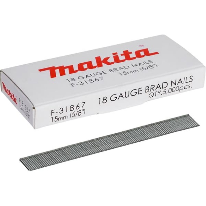 Makita Gauge Brad Nails 1,2x15mm F-31867  5000 pcs.