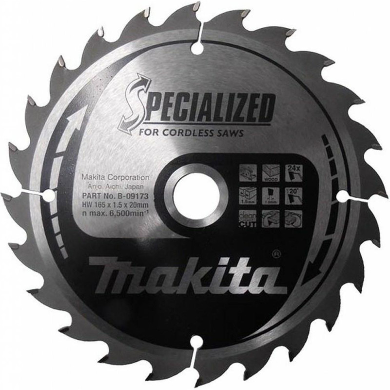 Makita B-32910 SPECIALIZED Saw Blade 165x20x24Z