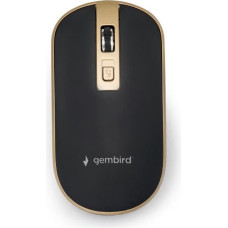 Gembird MOUSE USB OPTICAL WRL BLACK/GOLD MUSW-4B-06-BG GEMBIRD