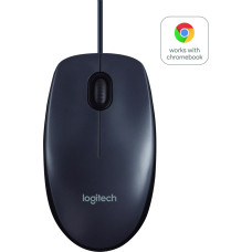 Logitech MOUSE USB OPTICAL B100/BLACK OEM 910-003357 LOGITECH