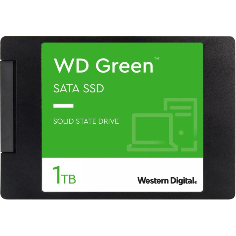 Western Digital SSD|WESTERN DIGITAL|Green|1TB|SATA 3.0|SLC|Read speed 545 MBytes/sec|2,5