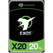 Seagate HDD|SEAGATE|Exos X20|20TB|SATA|256 MB|7200 rpm|3,5"|ST20000NM007D