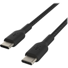 Belkin USB-C/USB-C Cable 1m coated, black CAB004bt1MBK