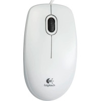 Logitech MOUSE USB OPTICAL B100/WHITE OEM 910-003360 LOGITECH