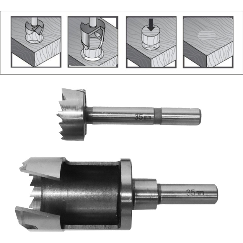 Awtools FLEKOWNIK / FREZ DO DREWNA 40mm