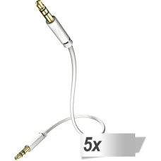 In - Akustik 5x in-akustik Star Audio Cable 3,5 mm Jack Plug 0,75 m