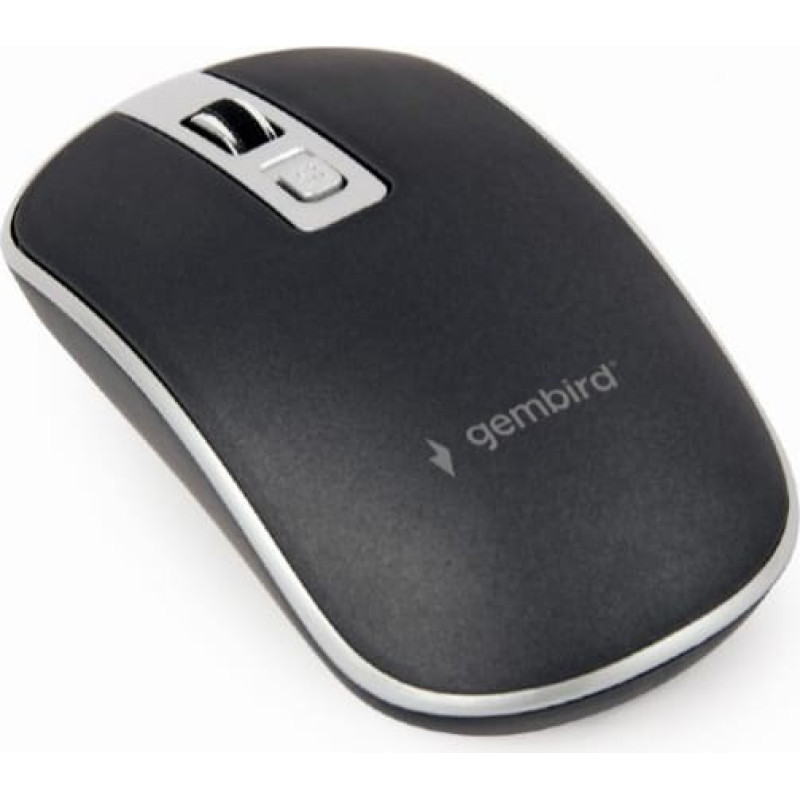 Gembird MOUSE USB OPTICAL BLACK/SILVER/MUS-4B-06-BS GEMBIRD