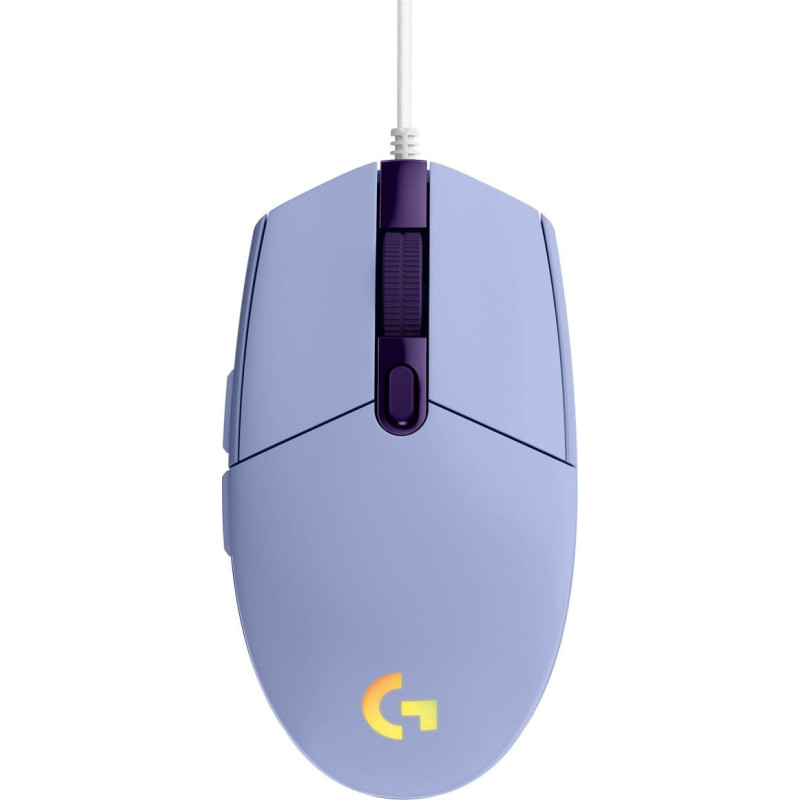 Logitech MOUSE USB OPTICAL G102 LIGHTSY/PURPLE 910-005854 LOGITECH