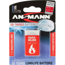 Ansmann 1 Ansmann Lithium 9V-Block for Smoke Detector