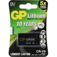 Gp Batteries 1 GP Lithium 9V Battery  CR-V9 best for Smoke Detector etc