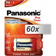 Panasonic 60x1 Panasonic Pro Power 6 LR 61 9V block           PU master box