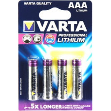 Varta 4x AAA Lithium Vienreizējas lietošanas baterija Litijs