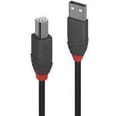 Lindy CABLE USB2 A-B 0.5M/ANTHRA 36671 LINDY